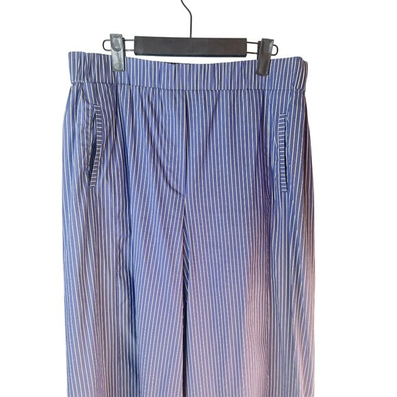 2/$30 ZARA Large Woman Blue & White Striped Culottes - Picture 12 of 14